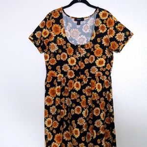 Forever 21 sunflower summer dress